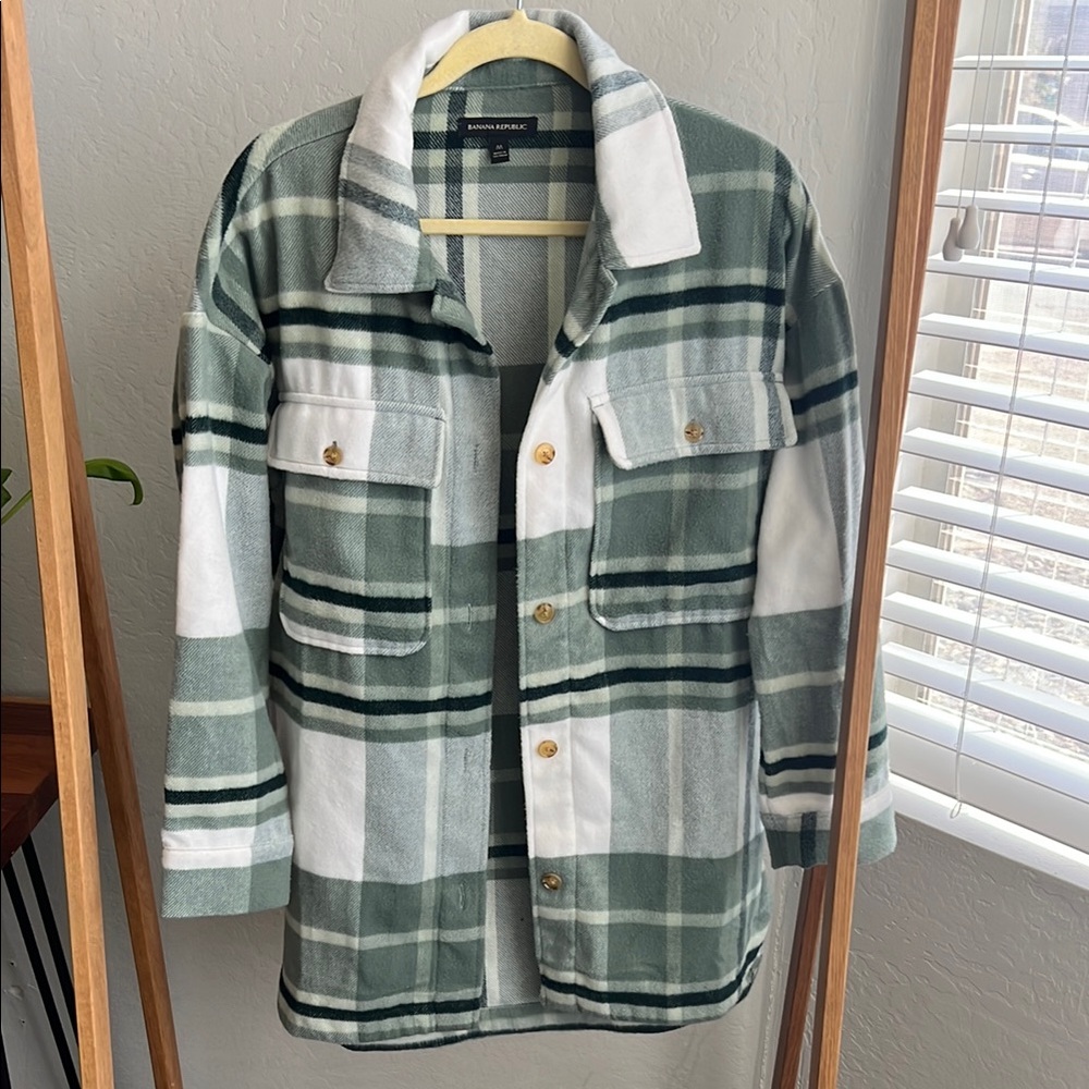 Banana Republic Plaid Shacket